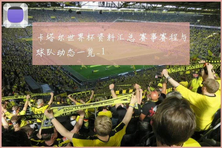 卡塔尔世界杯资料汇总 赛事赛程与球队动态一览_1